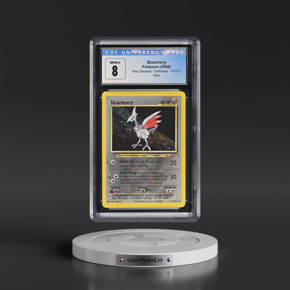 2000 Neo Genesis #13/111 Skarmory - Holo (CGC 8 NM-MT)