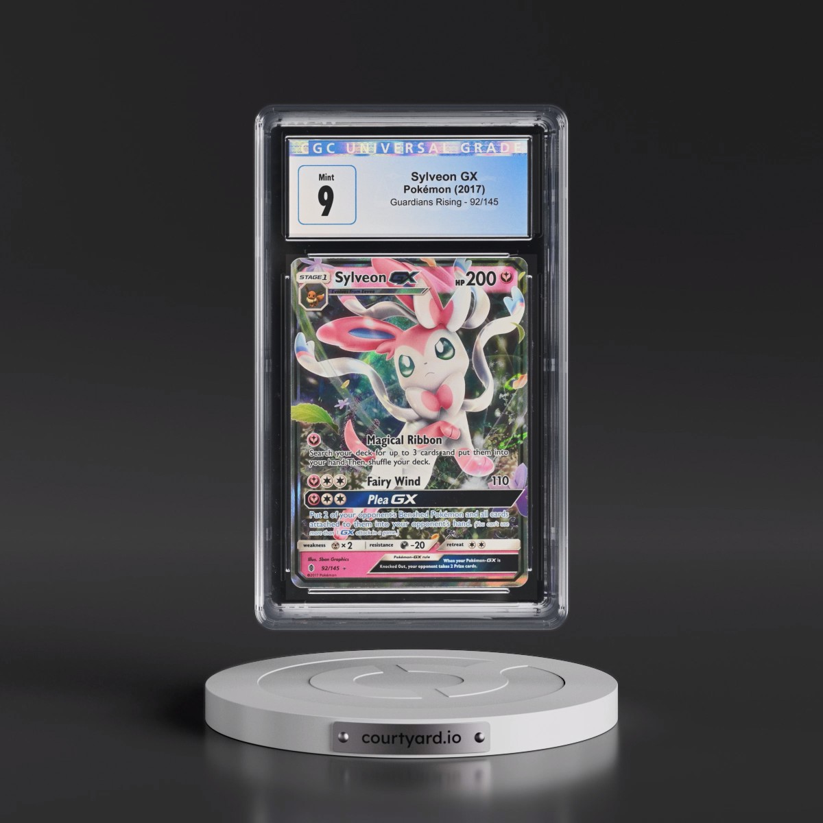 2017 Guardians Rising #92/145 Sylveon GX - Holo (CGC 9 MINT)