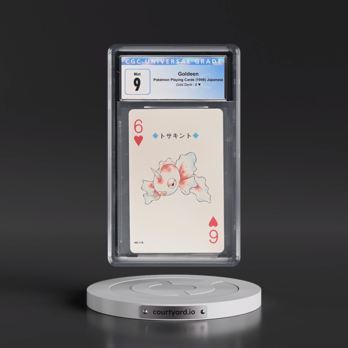 1999 Gold Deck (Ho-Oh Back) #6Â§ Goldeen (CGC 9 MINT)