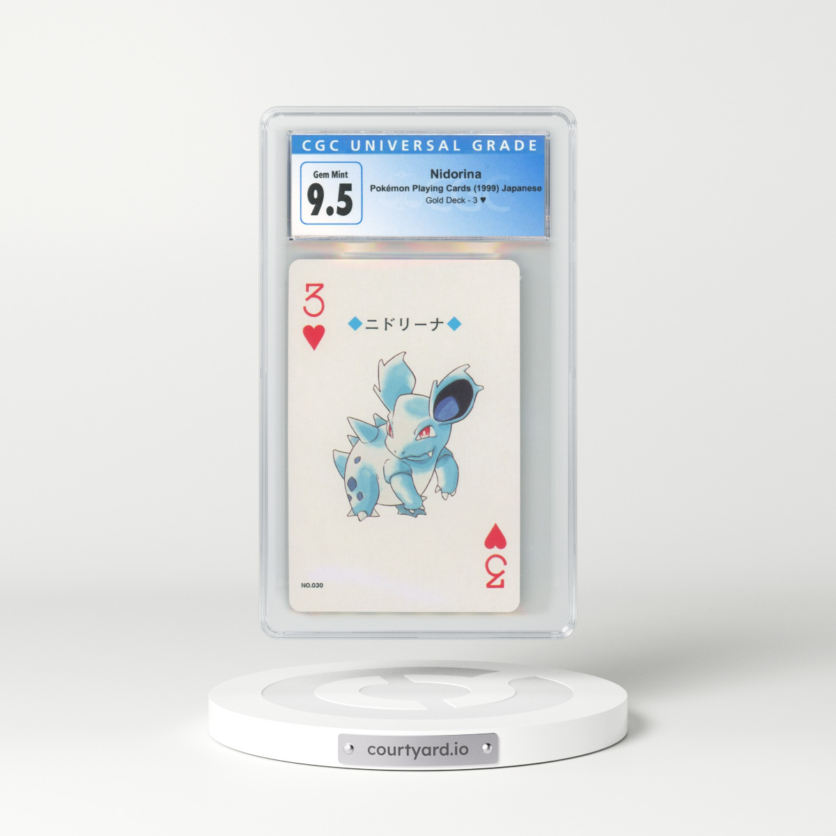1999 Japanese Gold Deck #3§ Nidorina (CGC 10 GEM MINT)