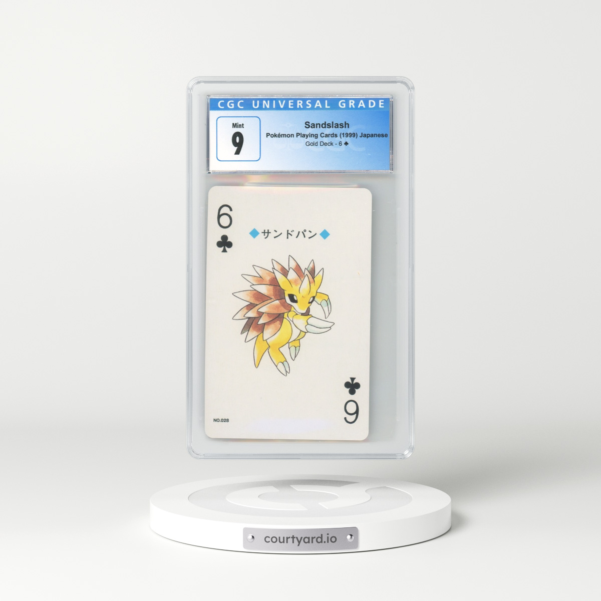 1999 Japanese Gold Deck #6ÿ Sandslash (CGC 9 MINT)