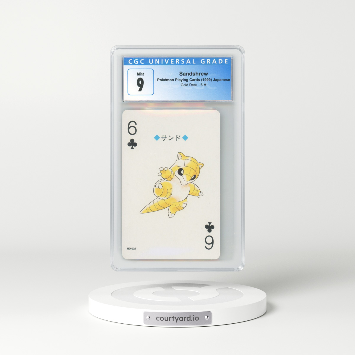 1999 Japanese Gold Deck #6ÿ Sandshrew (CGC 9 MINT)