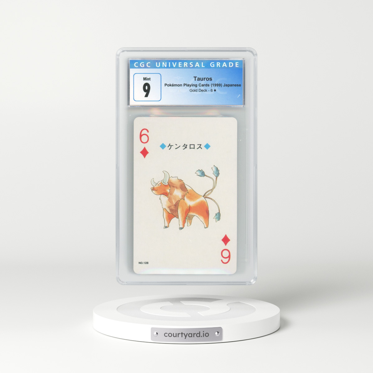 1999 Japanese Gold Deck #6¦ Tauros (CGC 9 MINT)