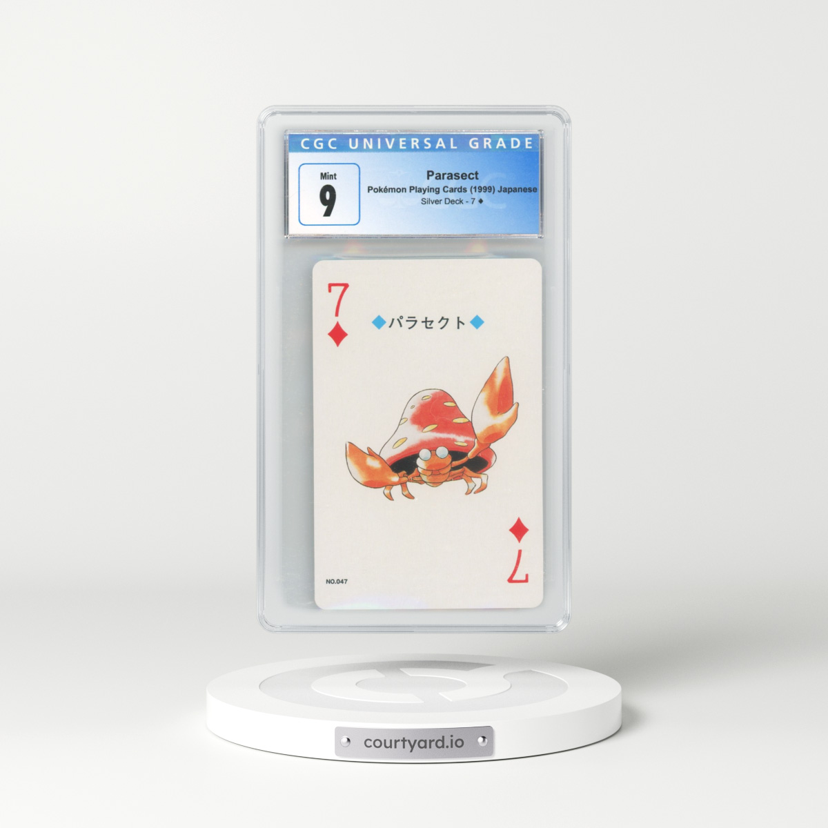 1999 Japanese Silver Deck (Lugia Deck) #7¦ Parasect (CGC 9 MINT)