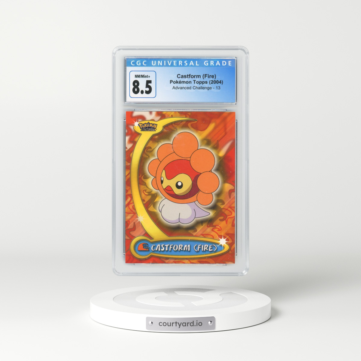 2004 Advanced Challenge #13 Castform (Fire) (CGC 8.5 NM-MT+)
