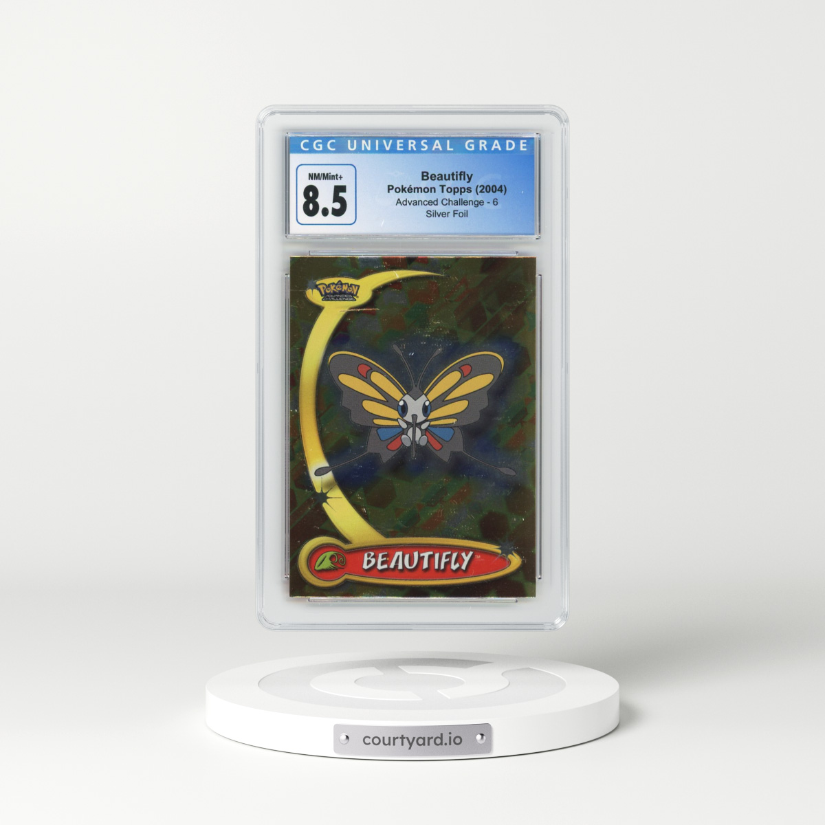 2004 Advanced Challenge #6 Beautifly - Silver Foil (CGC 8.5 NM-MT+)