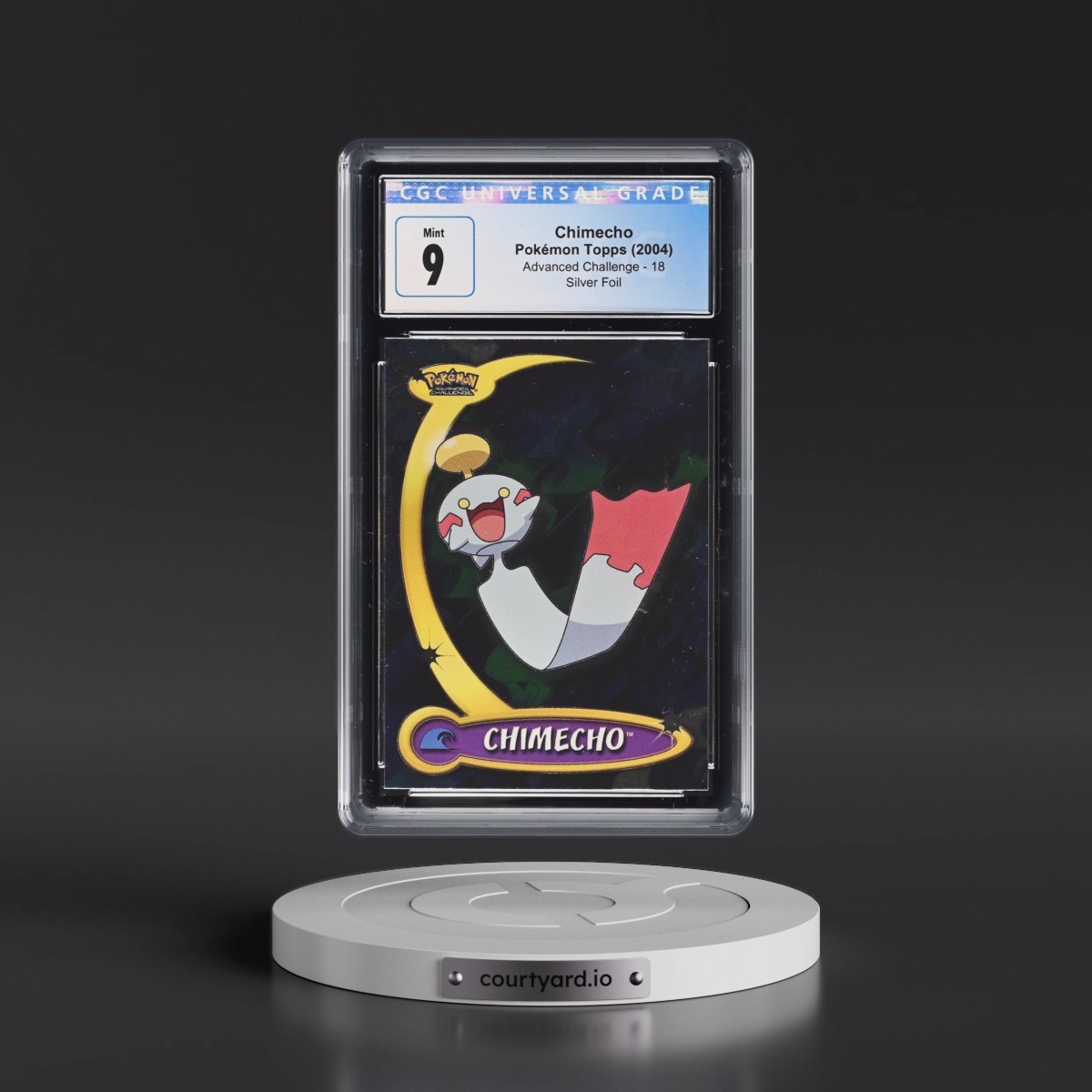 2004 Advanced Challenge #18 Chimecho - Silver Foil (CGC 9 MINT)