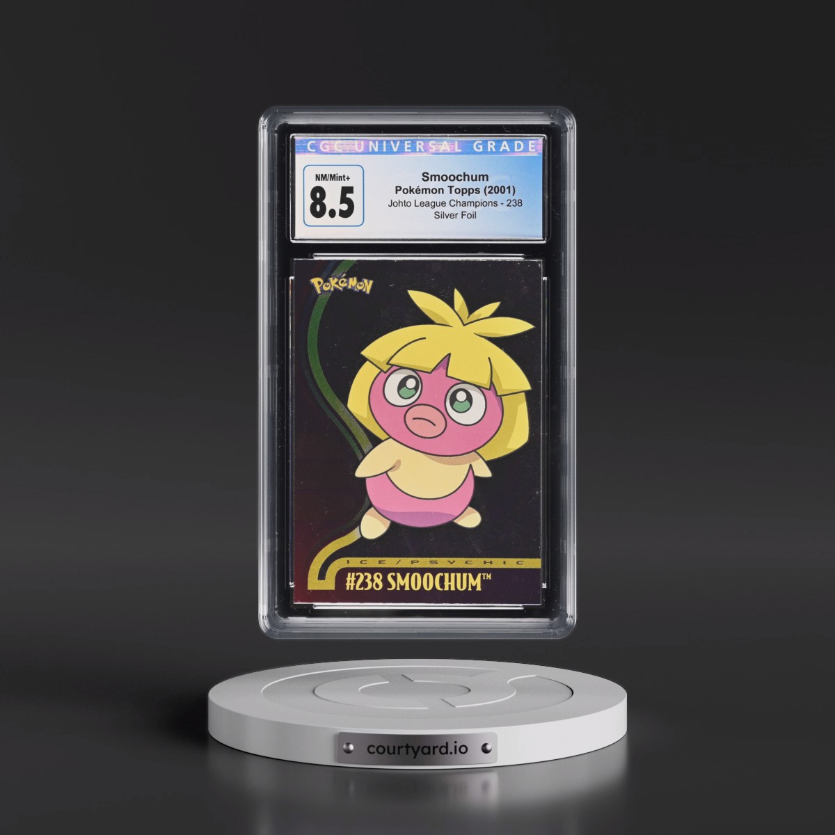 2001 Johto League Champions #238 Smoochum - Silver Foil (CGC 8.5 NM-MT+)