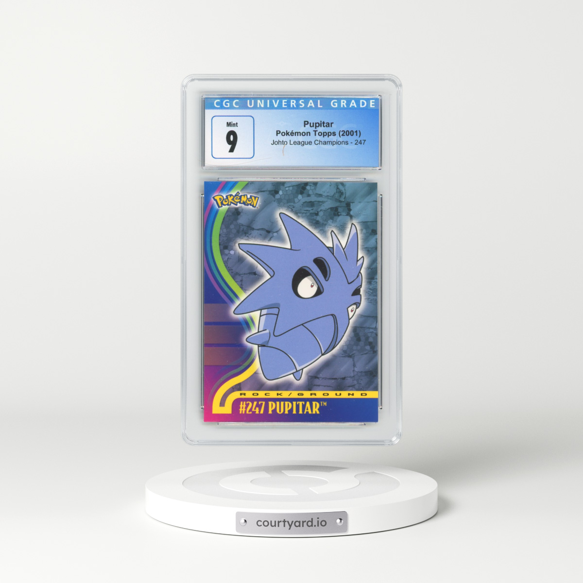 2001 Johto League Champions #247 Pupitar (CGC 9 MINT)