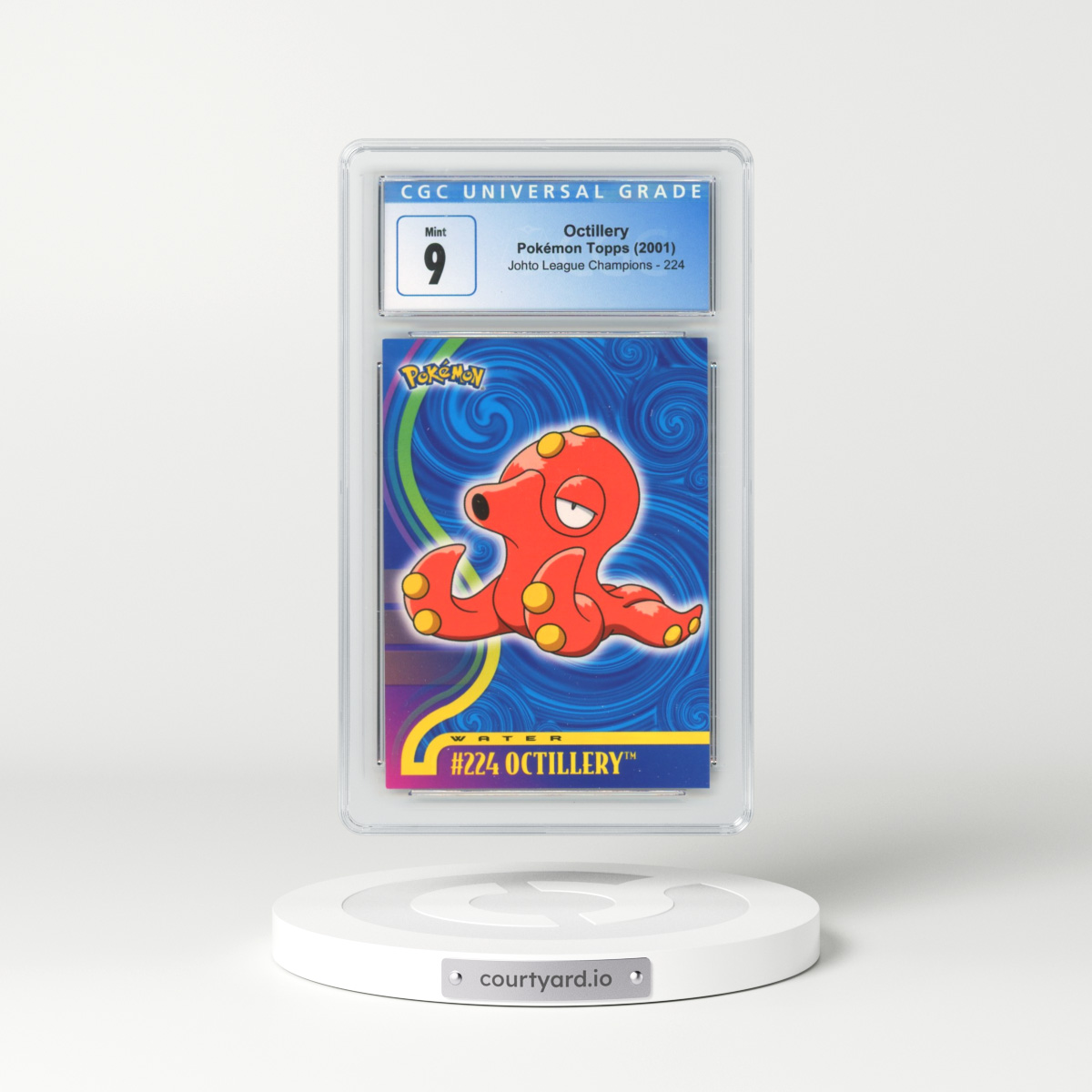 2001 Johto League Champions #224 Octillery (CGC 9 MINT)