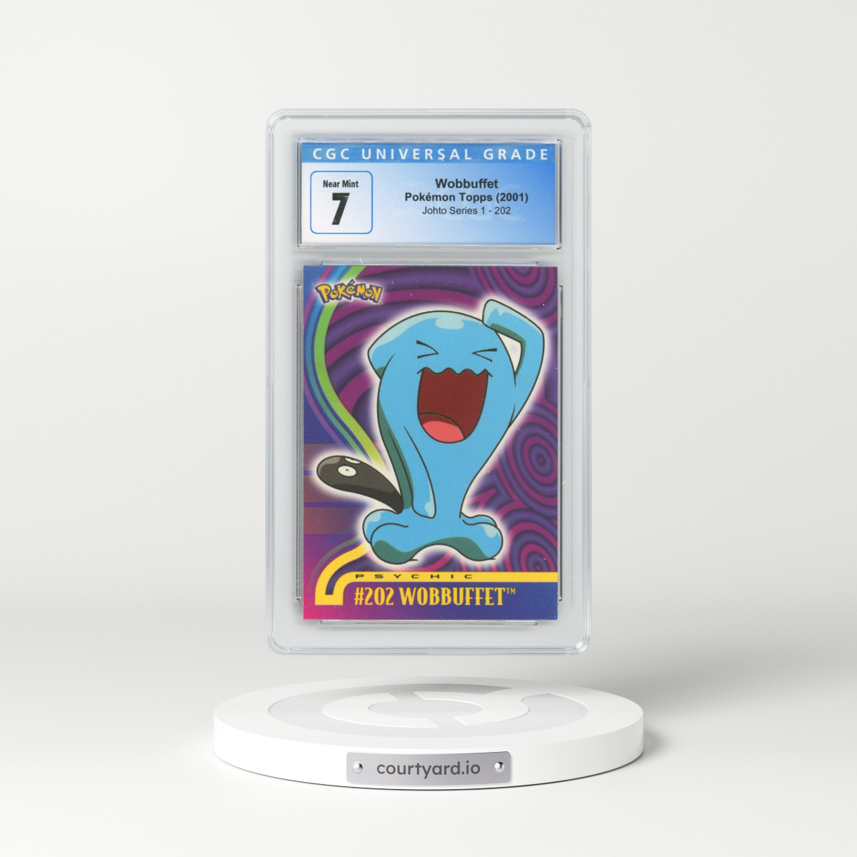 2001 Johto Series 1 #202 Wobbuffet (CGC 7 NM)