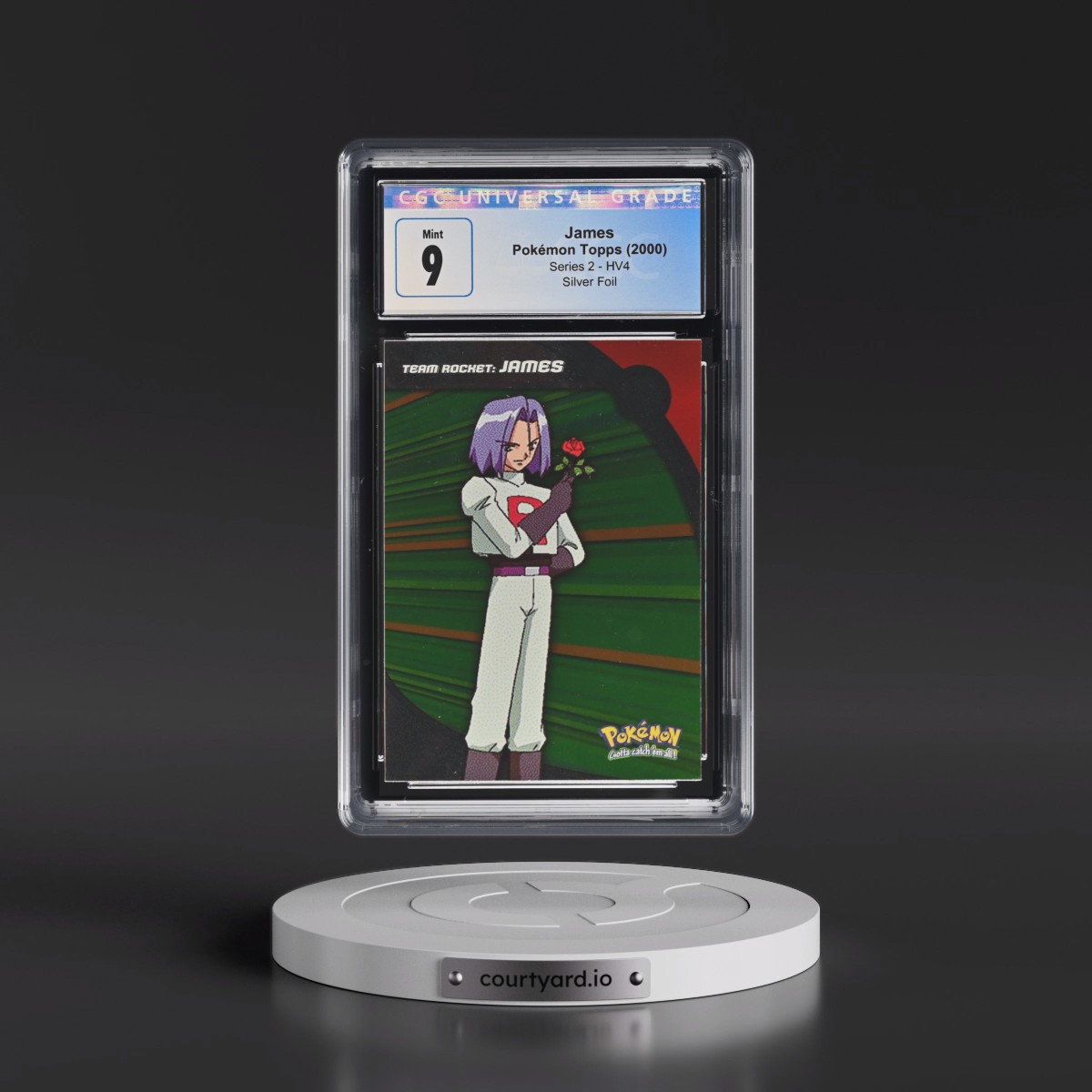 1999 Series 2 (Oval Nintendo Seal) #HV4 James - Silver Foil (CGC 9 MINT)