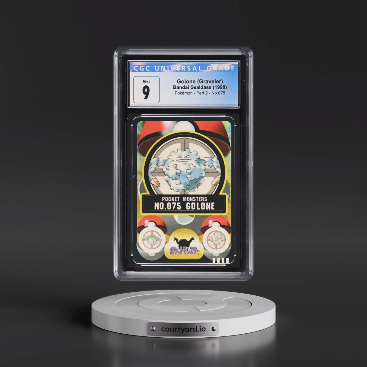 1997 Pokémon - Part 2 #075 Graveler (CGC 9 MINT)