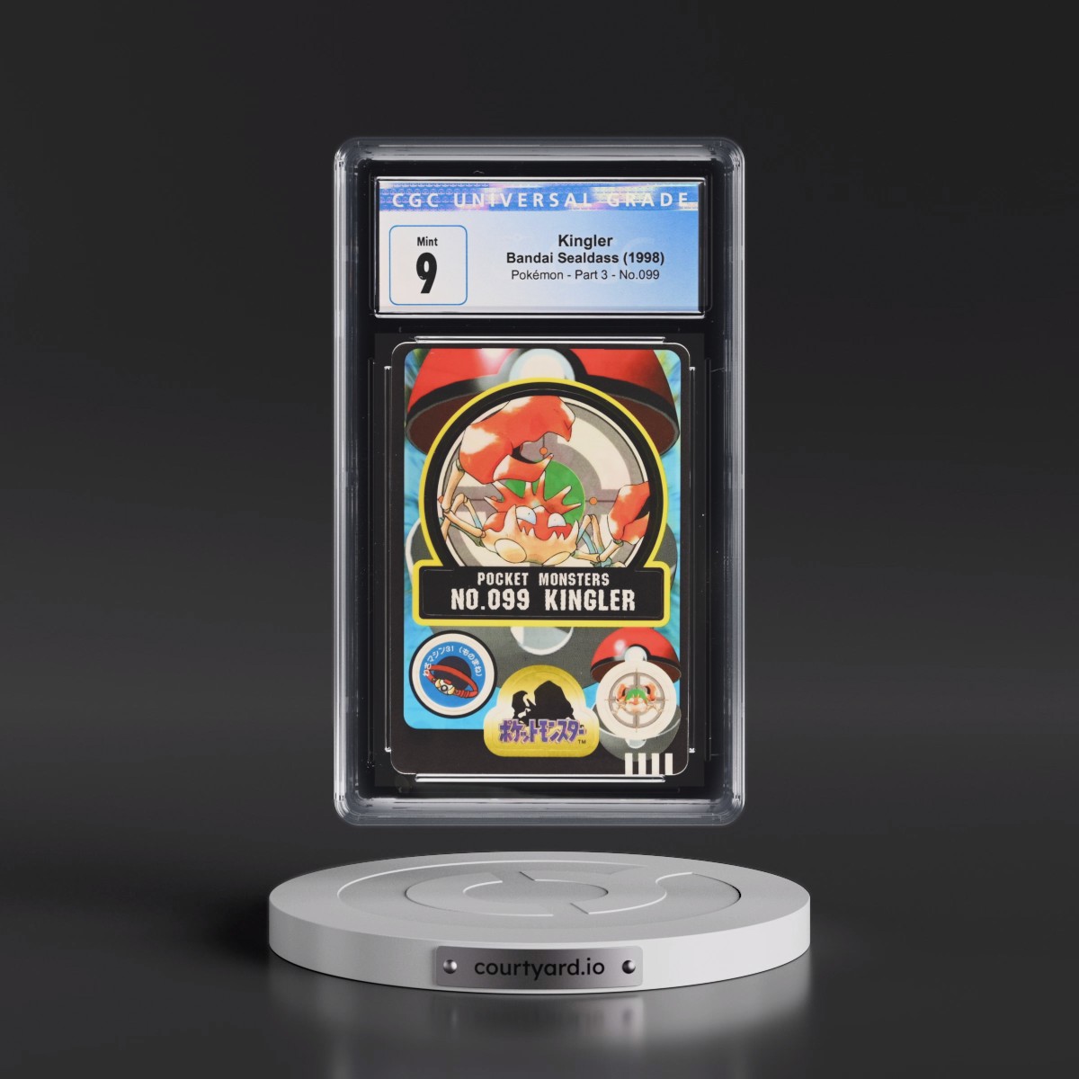 1998 Pokémon - Part 3 #099 Kingler (CGC 9 MINT)