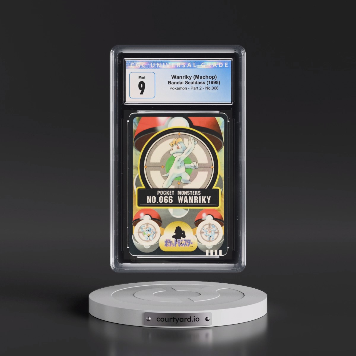 1998 Pokémon - Part 2 #066 Wanriky (Machop) (CGC 9 MINT)