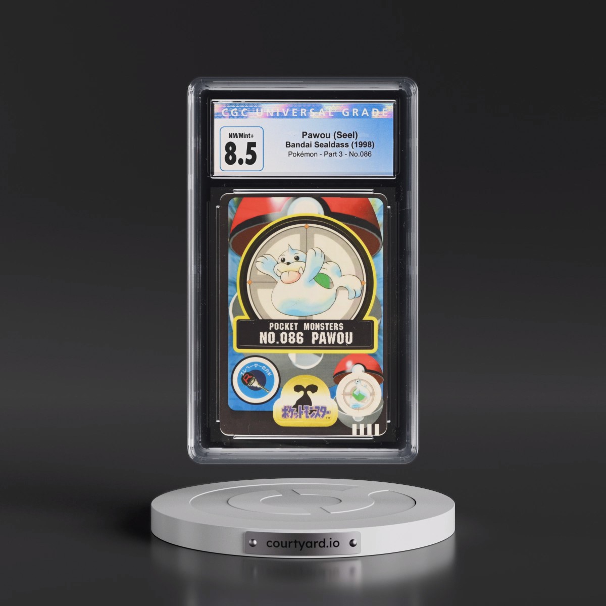 1998 Pokémon - Part 3 #086 Pawou (Seel) (CGC 8.5 NM-MT+)