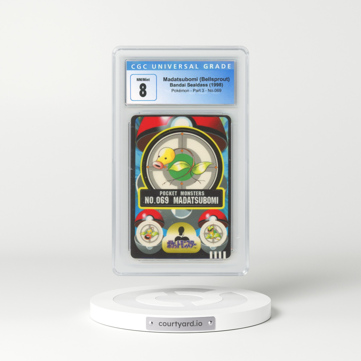 1998 Pokémon - Part 3 #069 Madatsubomi (Bellsprout) (CGC 8 NM-MT)
