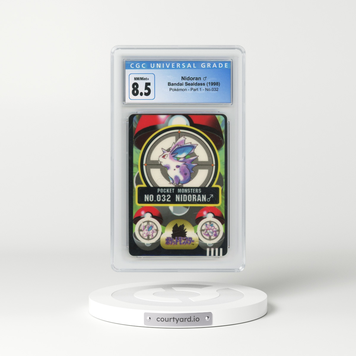 1998 Pokémon - Part 1 #032 Nidoran ♂ (CGC 8.5 NM-MT+)