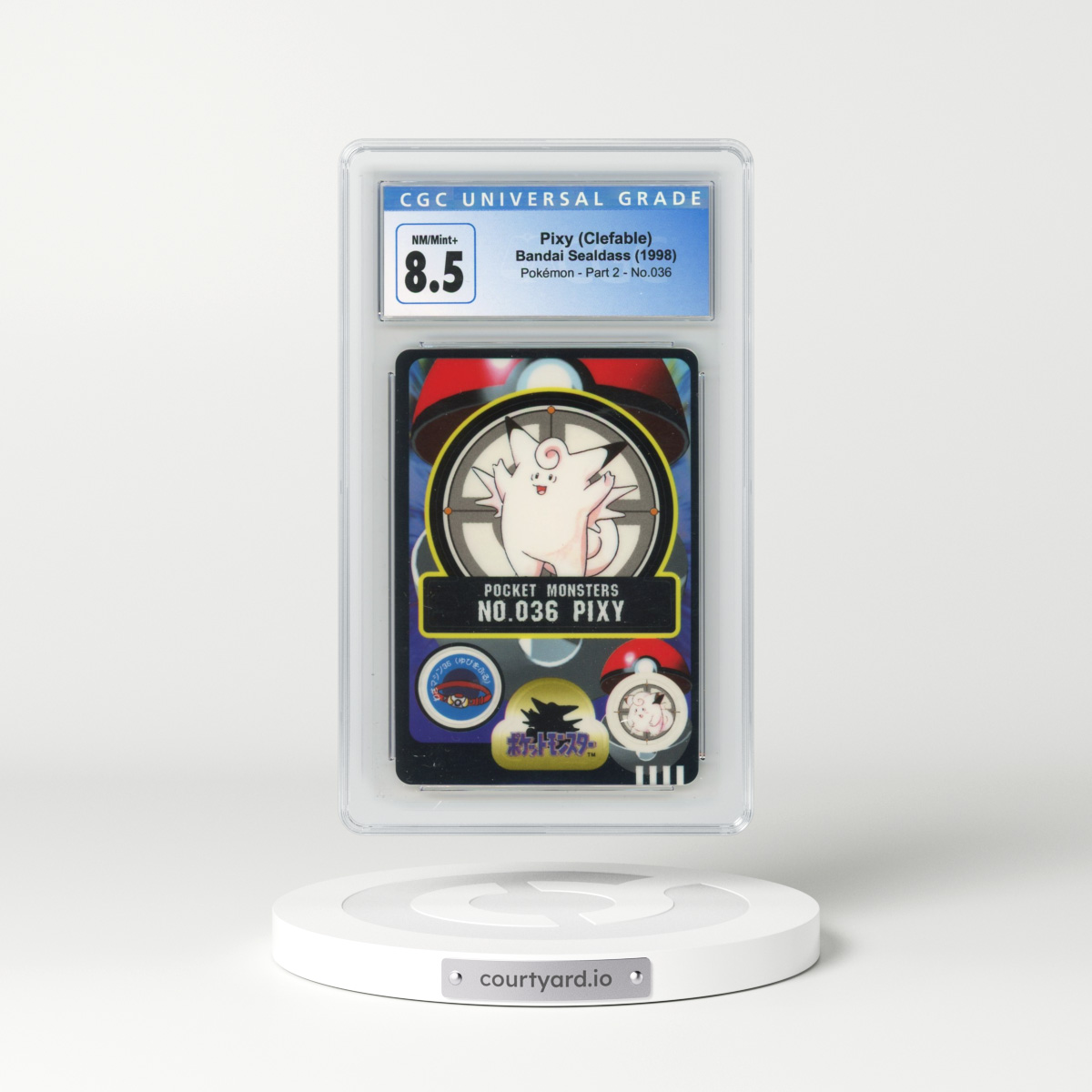 1998 Pokémon - Part 2 #036 Pixy (Clefable) (CGC 8.5 NM-MT+)