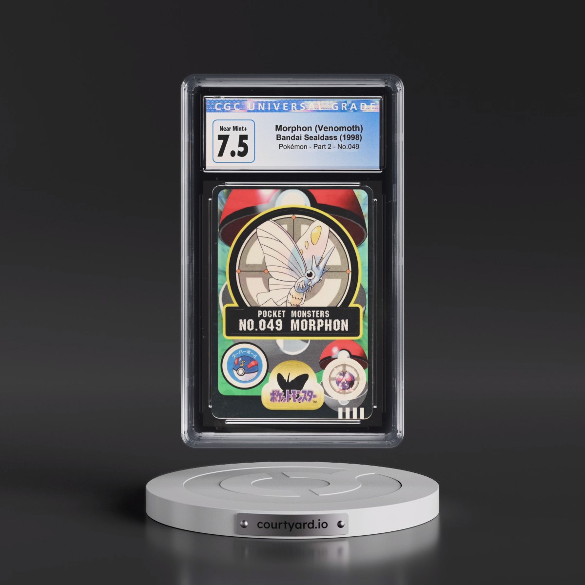 1998 Pokémon - Part 2 #049 Morphon (Venomoth) (CGC 7.5 NM+)