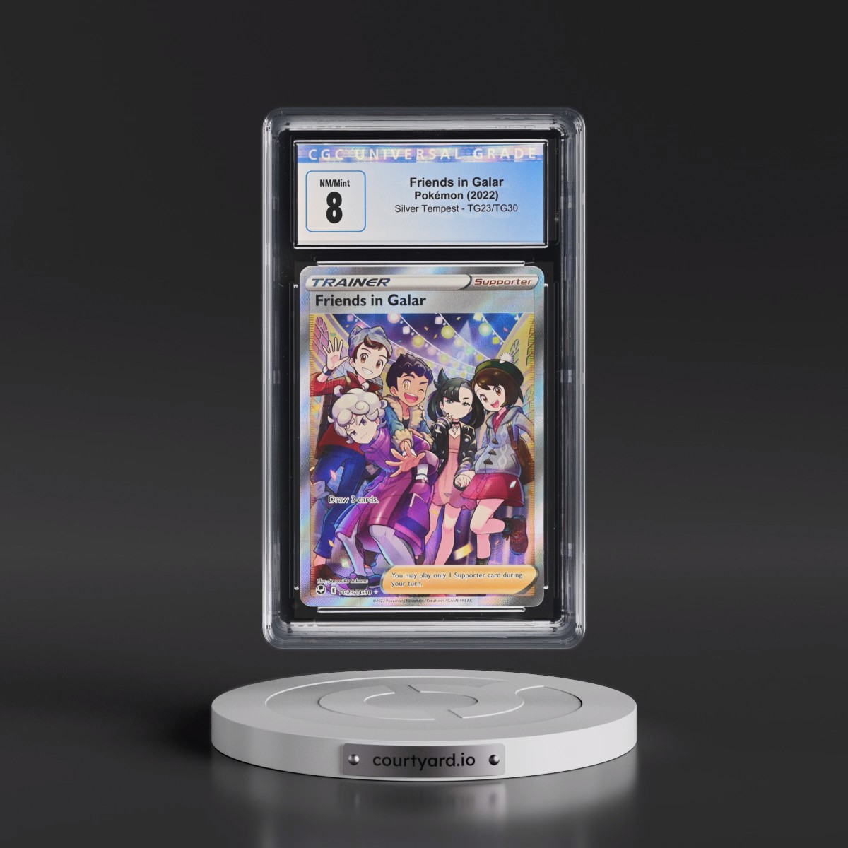 2022 Silver Tempest #TG23/TG30 Friends in Galar - Trainer Gallery Holo (CGC 8 NM-MT)