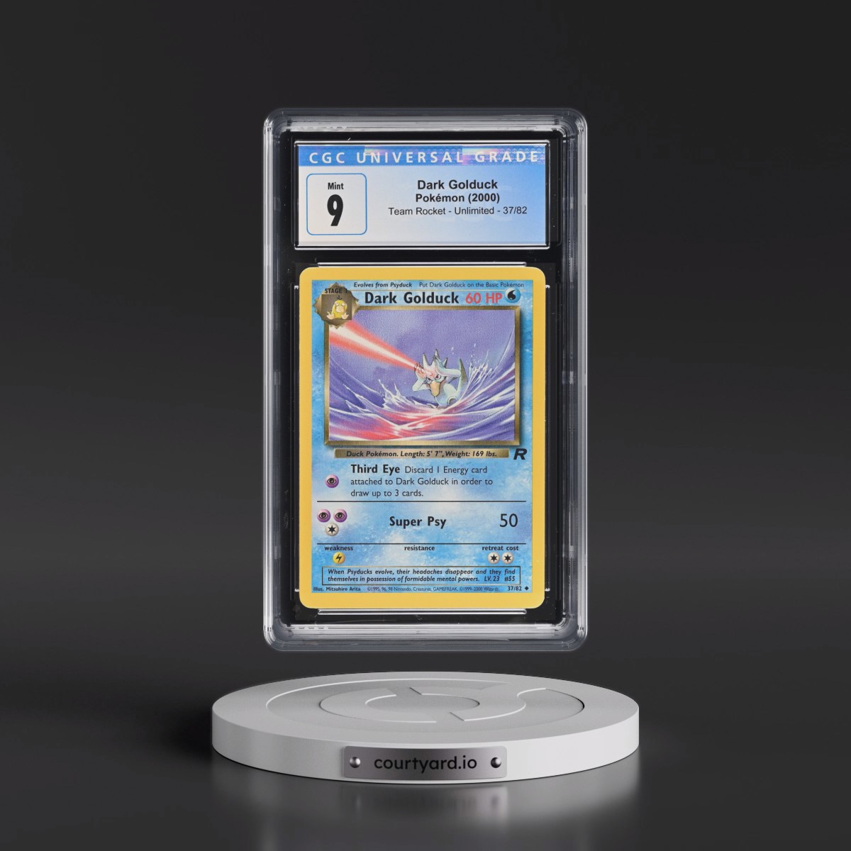 1999 Team Rocket #37/82 Dark Golduck (CGC 9 MINT)