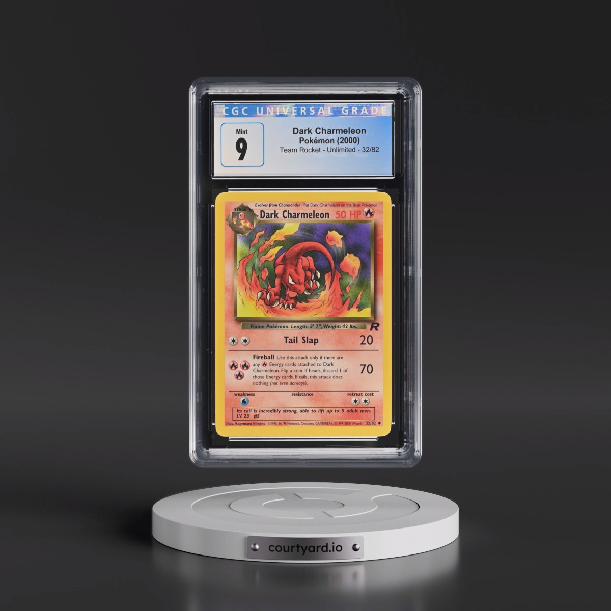 1999 Team Rocket #32/82 Dark Charmeleon (CGC 9 MINT)