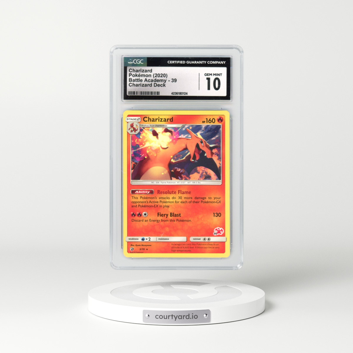 2020 Battle Academy #39 Charizard - Charizard Deck (CGC 10 GEM MINT)