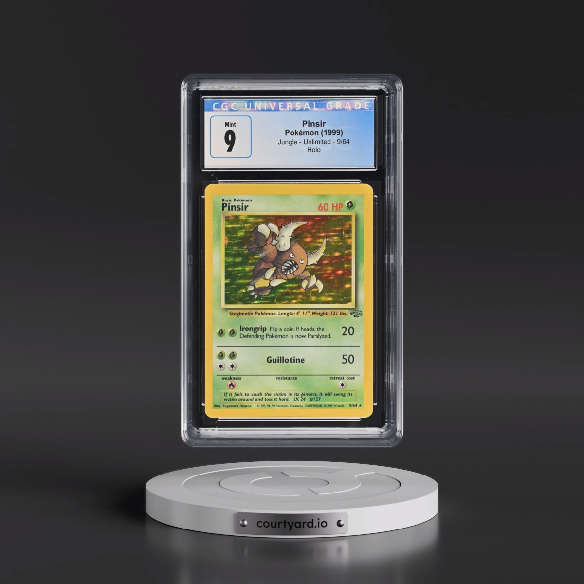 1999 Jungle #9/64 Pinsir - Holo (CGC 9 MINT)
