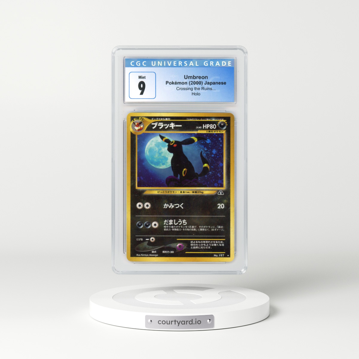 2000 Crossing the Ruins... #197 Umbreon - Holo (CGC 9 MINT)