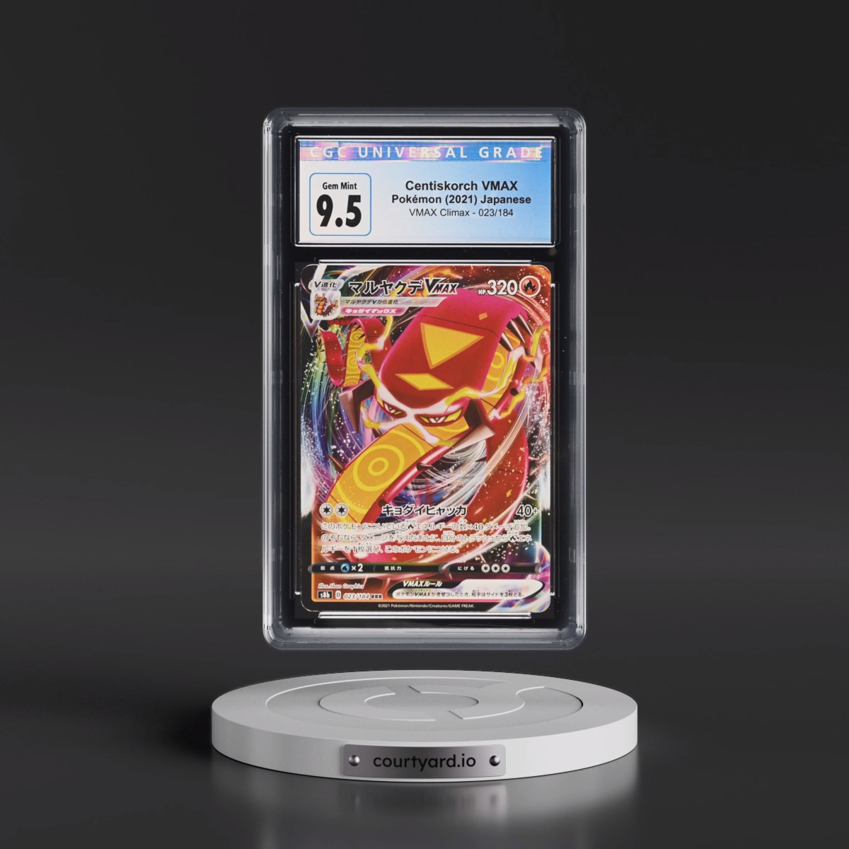 2021 VMAX Climax #023/184 Centiskorch VMAX - Holo (CGC 10 GEM MINT)