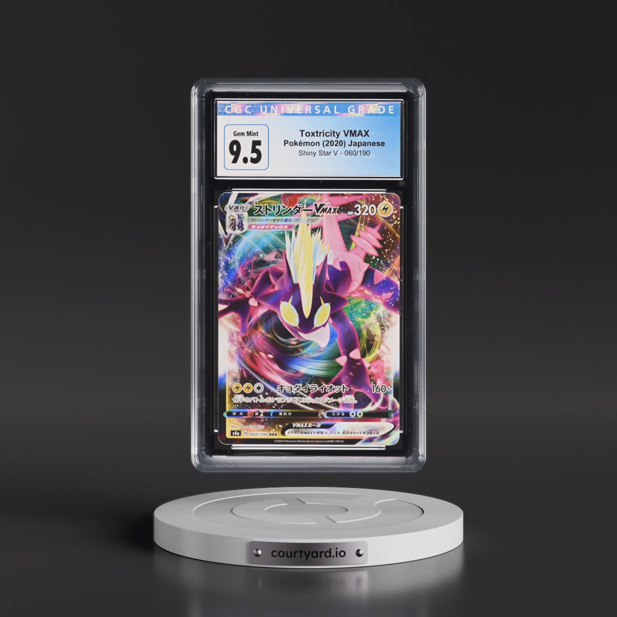 2020 Shiny Star V #060/190 Toxtricity VMAX - Holo (CGC 10 GEM MINT)