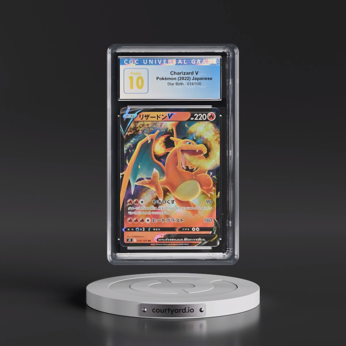 2022 Star Birth #014/100 Charizard V - Holo (CGC 10 PRISTINE)