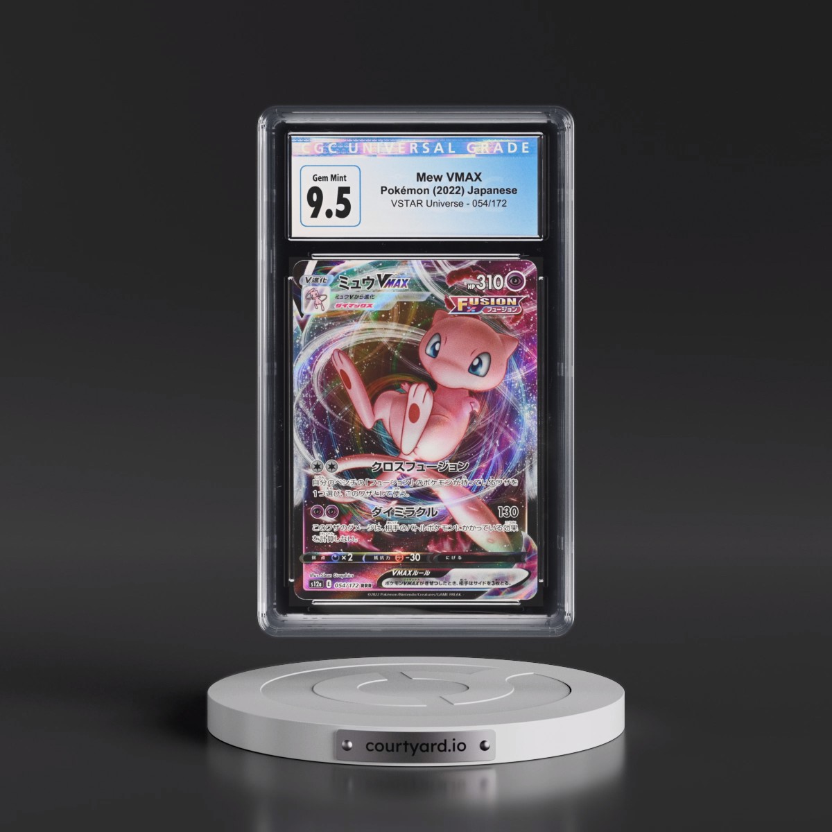 2022 VSTAR Universe #054/172 Mew VMAX - Holo (CGC 10 GEM MINT)