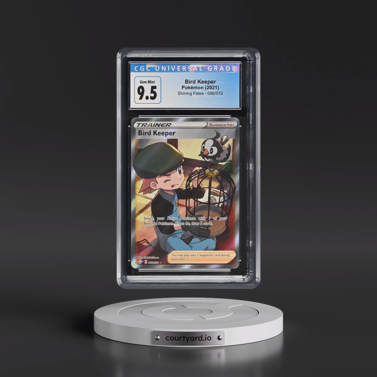 2021 Shining Fates #066/072 Bird Keeper - Ultra Rare Holo (CGC 10 GEM MINT)
