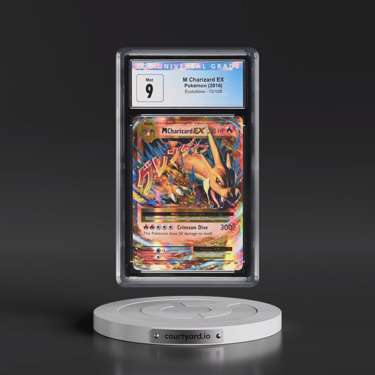 2016 Evolutions #13/108 M Charizard EX - Holo (CGC 9 MINT)