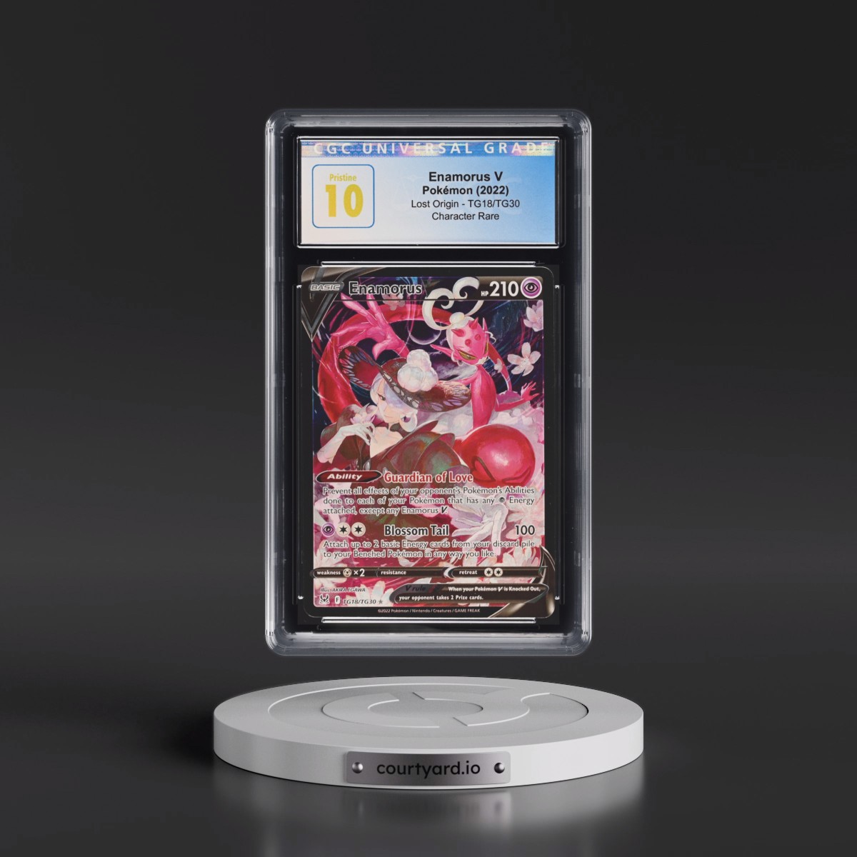 2022 Lost Origin #TG18/TG30 Enamorus V - Trainer Gallery Holo (CGC 10 PRISTINE)