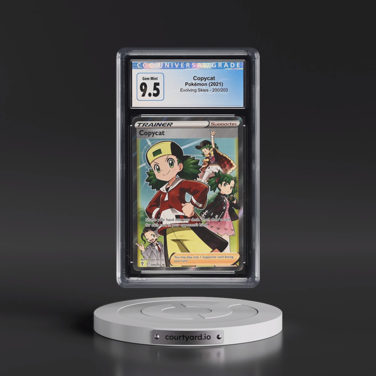 2021 Evolving Skies #200/203 Copycat - Ultra Rare Holo (CGC 10 GEM MINT)