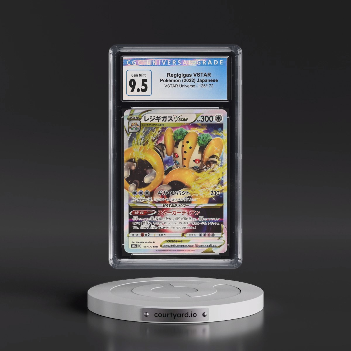 2022 VSTAR Universe #125/172 Regigigas VSTAR - Holo (CGC 10 GEM MINT)