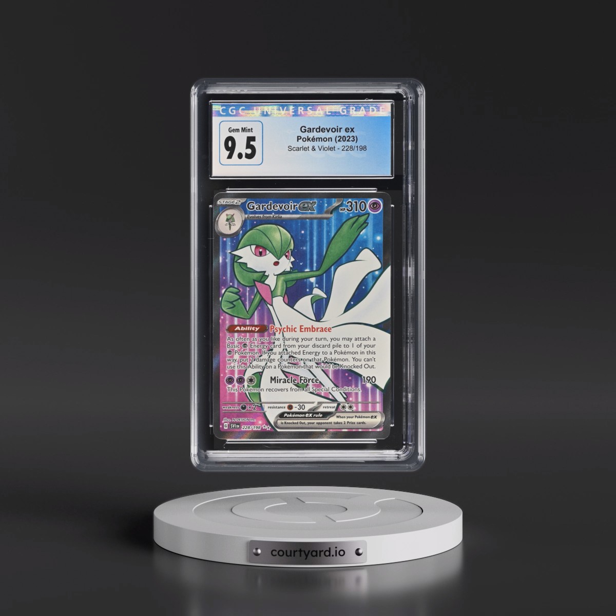 2023 Scarlet & Violet Gardevoir ex - Ultra Rare Holo #228/198 CGC 10
