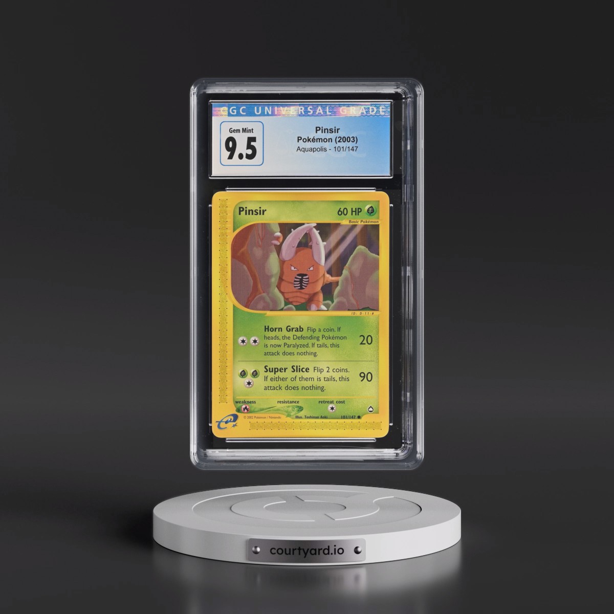 2003 Aquapolis #101/147 Pinsir (CGC 10 GEM MINT)