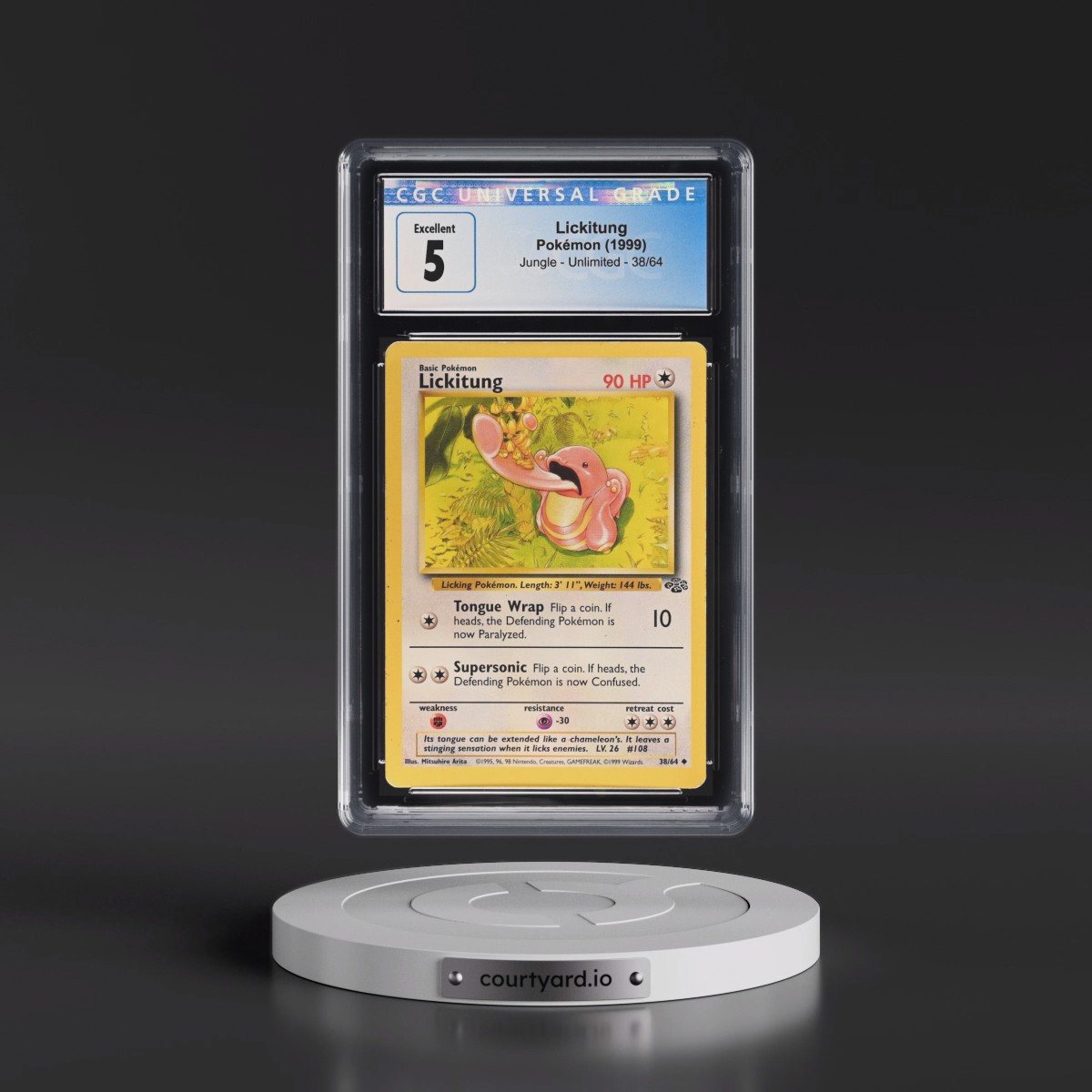 1999 Jungle #38/64 Lickitung (CGC 5 EX)