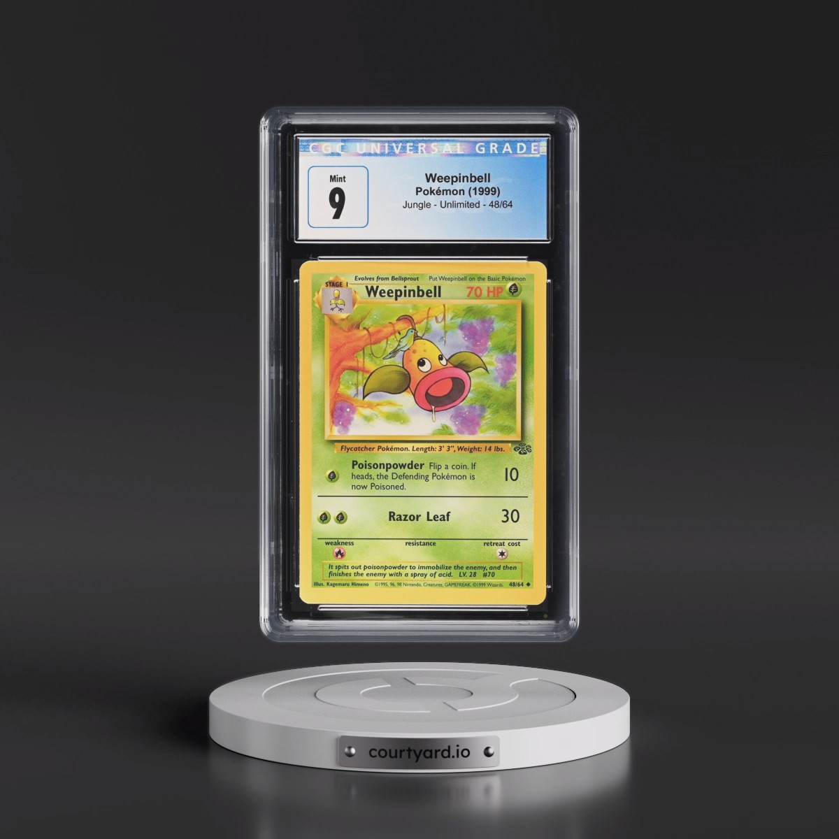 1999 Jungle #48/64 Weepinbell (CGC 9 MINT)