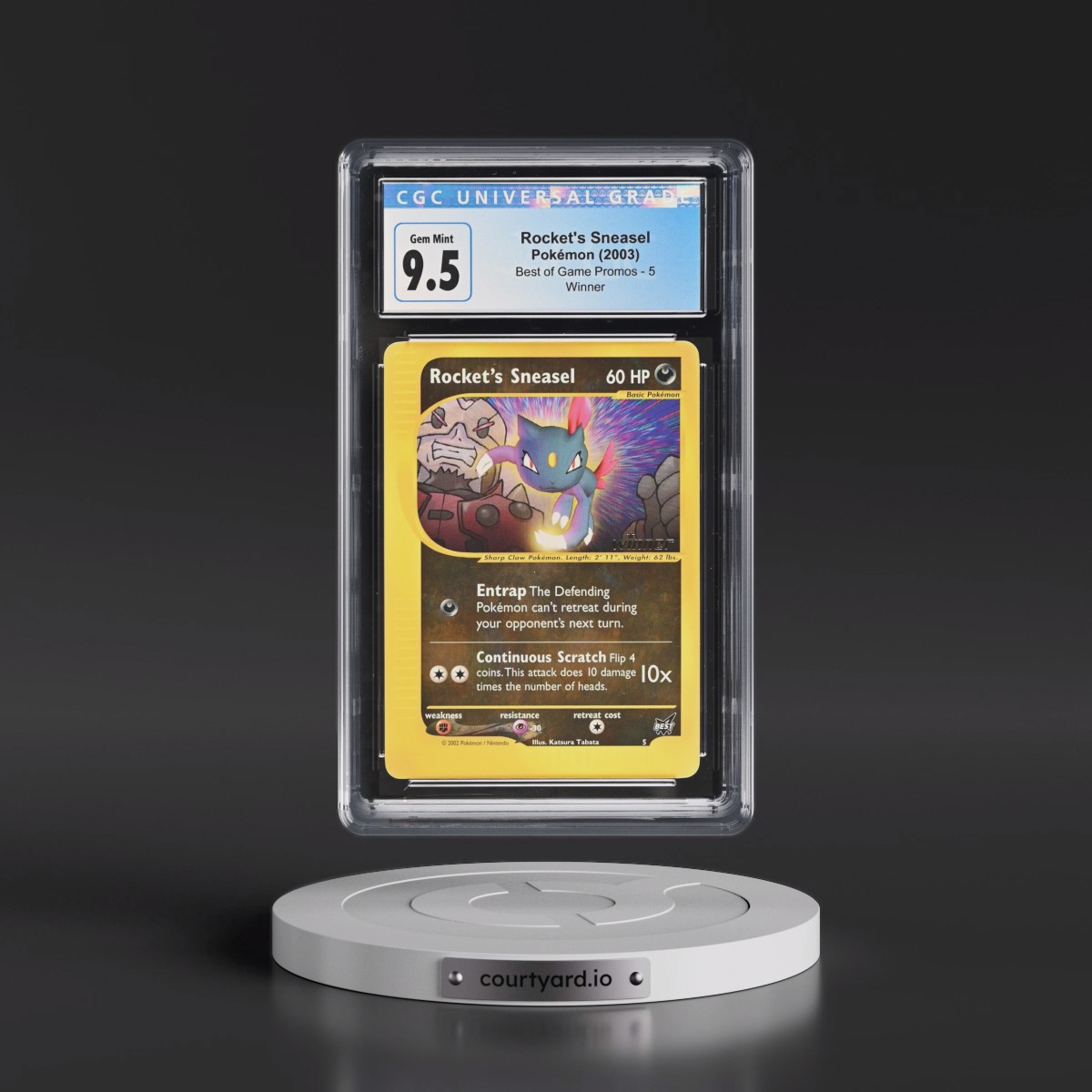 2003 Best of Game Promos #5 Rocket's Sneasel - Winner (CGC 10 GEM MINT)