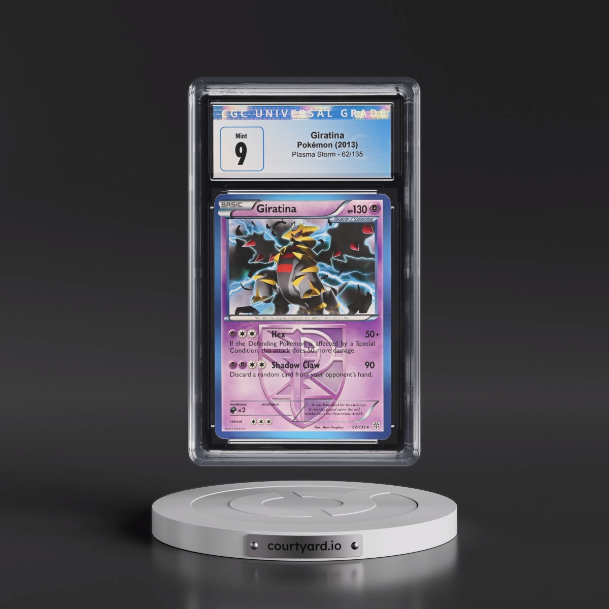 2012 Plasma Storm #62/135 Giratina (CGC 9 MINT)