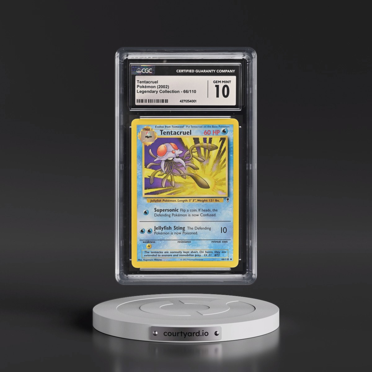 2002 Legendary Collection Tentacruel #66/110 CGC 10