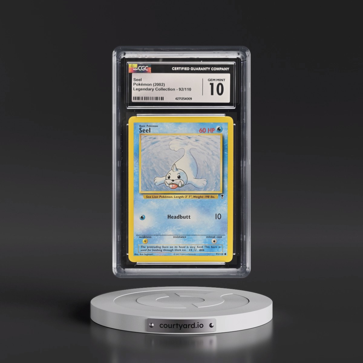 2002 Legendary Collection Seel #92/110 CGC 10