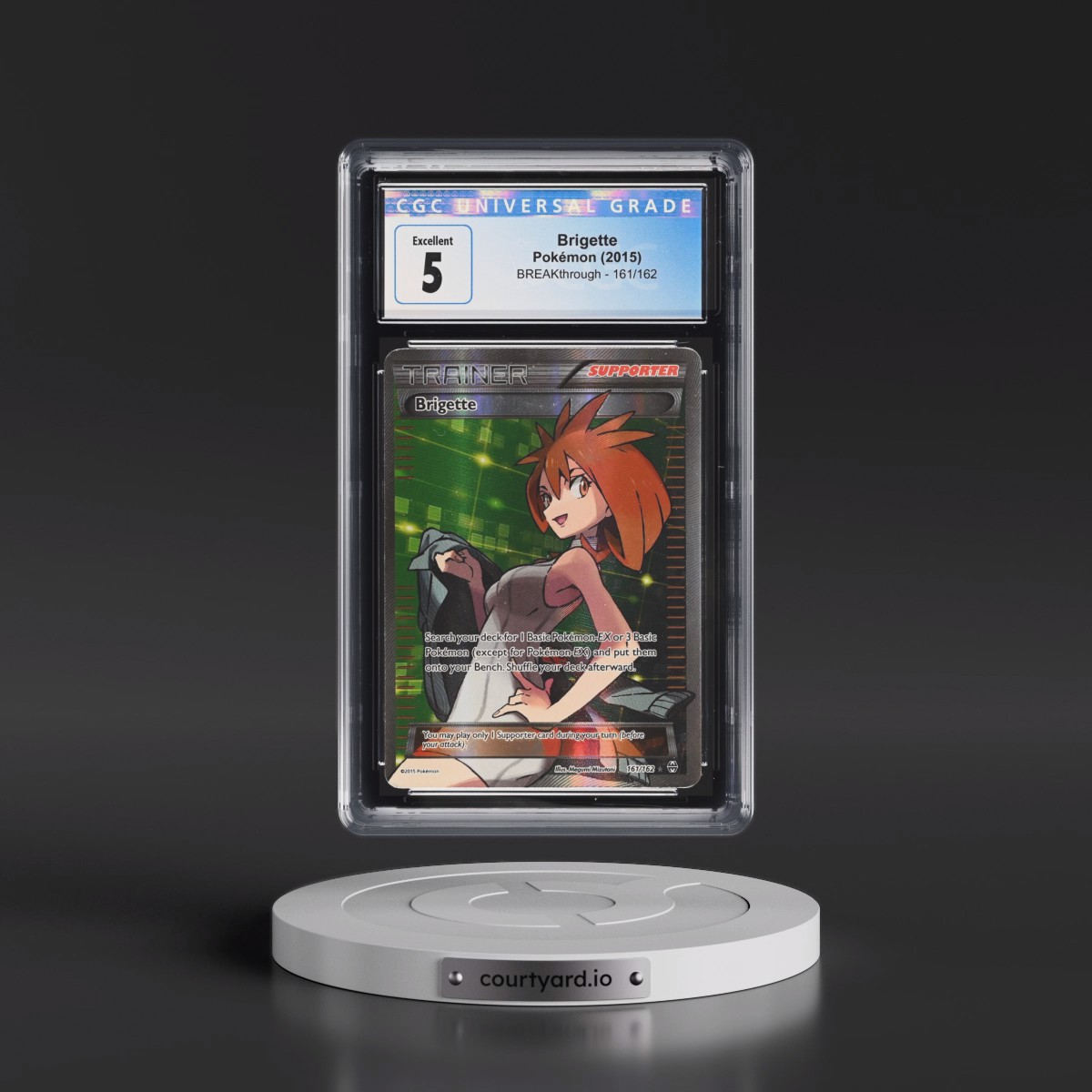 2015 BREAKthrough #161/162 Brigette - Ultra Rare Holo (CGC 5 EX)