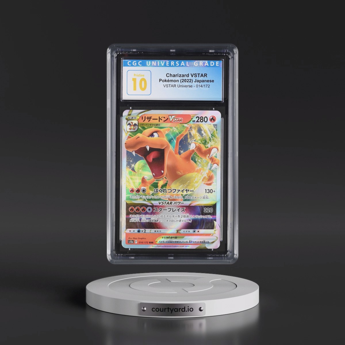 2022 VSTAR Universe #014/172 Charizard VSTAR - Holo (CGC 10 PRISTINE)