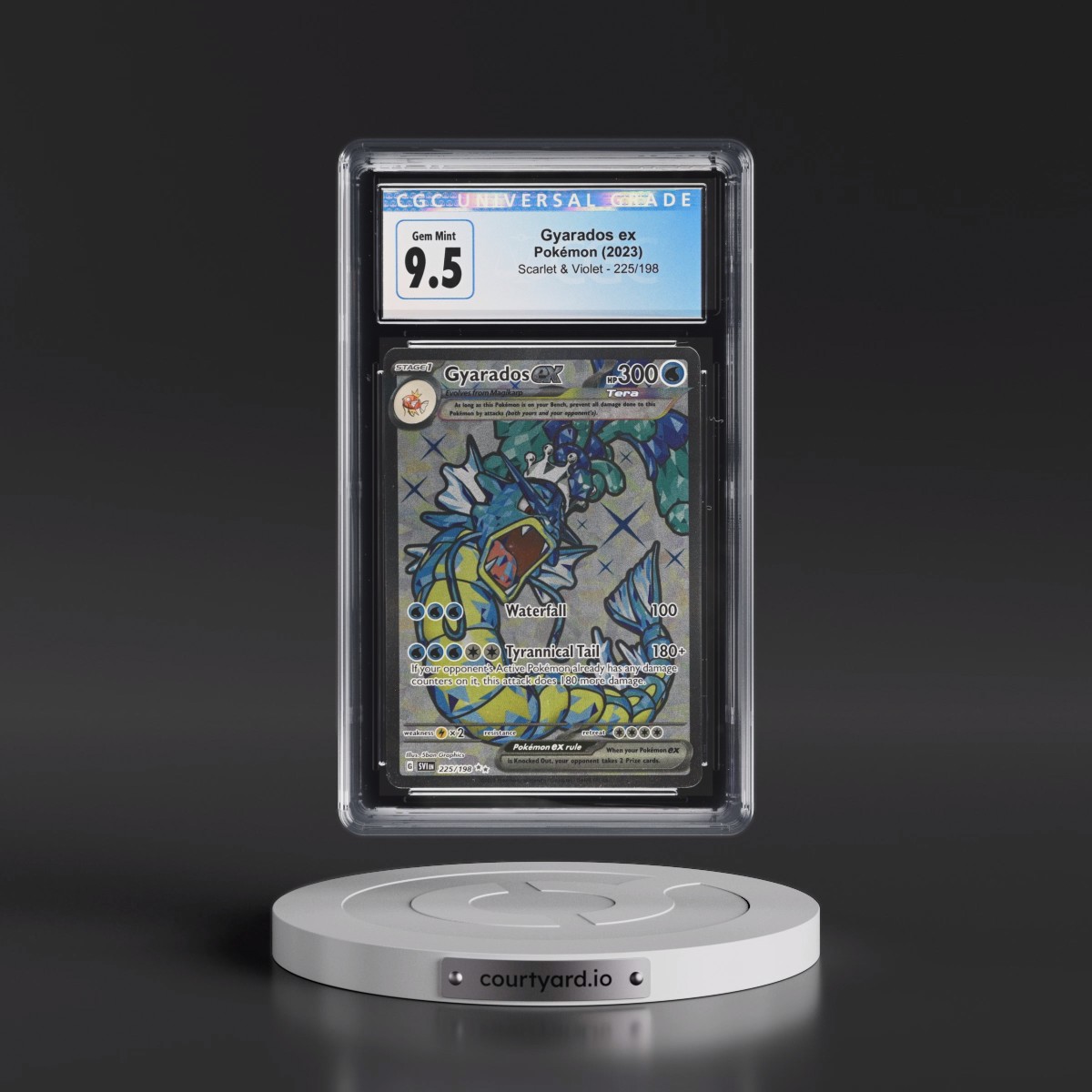 2023 Scarlet & Violet #225/198 Gyarados ex - Ultra Rare Holo (CGC 10 GEM MINT)